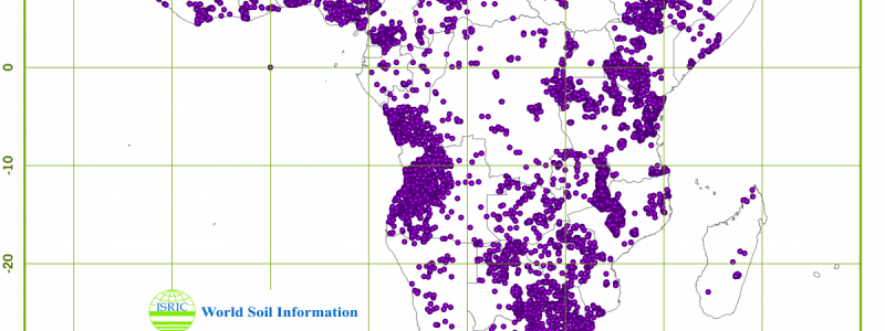 Graphical representation of data points in the Africa Soil Profile Database (AfSP) Graphical representation of data points in the Africa Soil Profile Database (AfSP)
